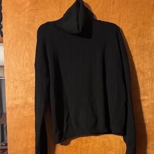 Threads 4 Thought Men's Classic Black Turtleneck Sweater